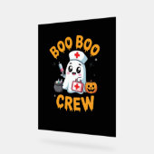 Boo Boo Crew Verpleegster Schattig Spook Halloween Acryl Bord (Hoek)
