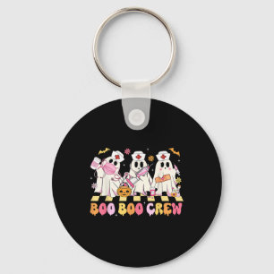 Boo Boo Crew Verpleegster Spook Verpleging Hallowe Sleutelhanger