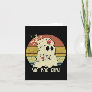Boo Boo Crew Zuster Halloween verpleegster voor vr Kaart