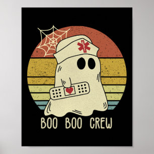 Boo Boo Crew Zuster Halloween verpleegster voor vr Poster