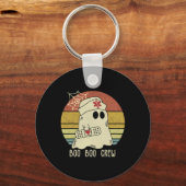 Boo Boo Crew Zuster Halloween verpleegster voor vr Sleutelhanger (Voorkant)