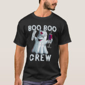 Boo Boo Crew Zuster Halloween verpleegster voor vr T-shirt (Voorkant)