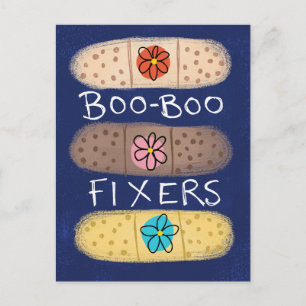 Boo-Boo Fixer Bandaids Briefkaart