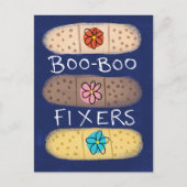 Boo-Boo Fixer Bandaids Briefkaart (Voorkant)
