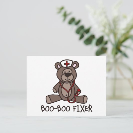 Boo Boo Fixer Briefkaart (Staand voorkant)