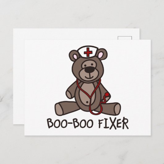 Boo Boo Fixer Briefkaart (Voorkant / Achterkant)
