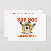 Boo Boo Madafakas Grappige Halloween Ghost (Voorkant / Achterkant)