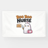 Boo Boo Nurse On Duty Classic T-shirt Spandoek (Horizontaal)