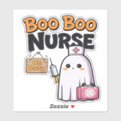 Boo Boo Nurse On Duty Classic T-shirt Sticker (Vel)
