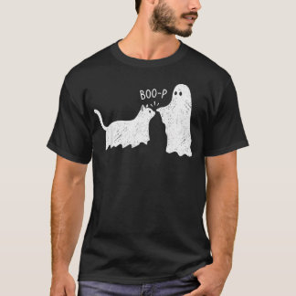 Boo Boo-P Kat Geest Grappige Halloween Kat Liefheb T-shirt