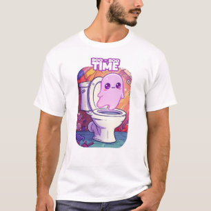 Boo-Boo Time - Grappig Ghost Toilet Ontwerp T-shirt