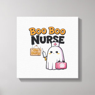Boo Boo Verpleegster Dienst Classic T-Shirt Canvas Afdruk