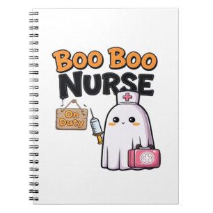 Boo Boo Verpleegster Dienst Classic T-Shirt Notitieboek