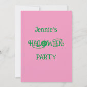 BOO BOO Vibes Halloween Party Kaart (Achterkant)