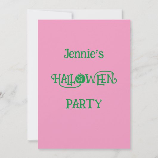 BOO BOO Vibes Halloween Party Kaart (Achterkant)