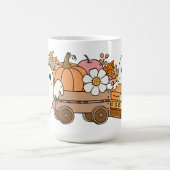 Boo & Books Adorable Ghost Reading Fall Design Koffiemok (Center)