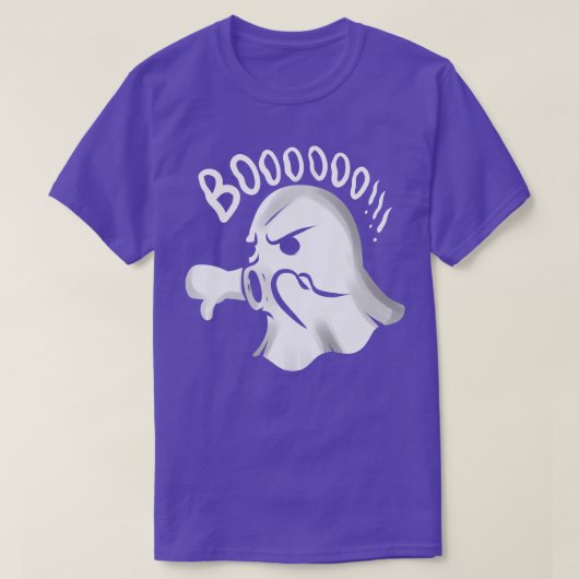 Boo Boooo gooit neer en zegt dit stomme ghost Hall T-shirt (Design voorkant)