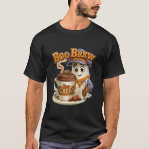 Boo Brew Boo Crew Lieve Halloween Geest Koffie T-shirt