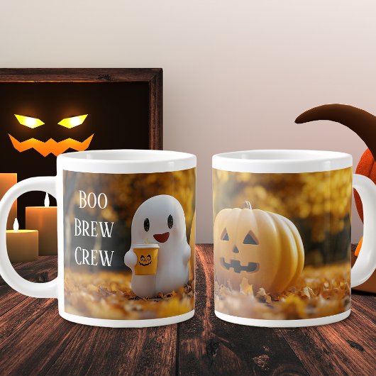 Boo Brew Crew Grote Koffiekop