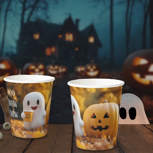 Boo Brew Crew Papieren Bekers