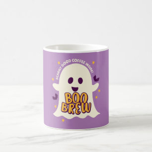 Boo Brew Schattig Geest Halloween Koffieliefhebber Koffiemok