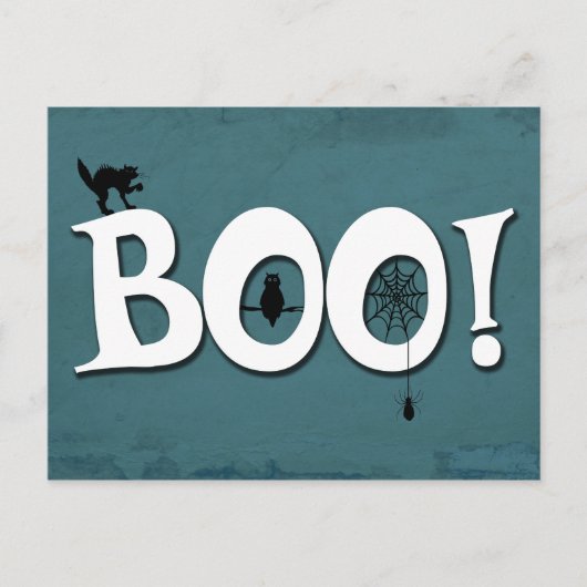 Boo. Briefkaart (Voorkant)