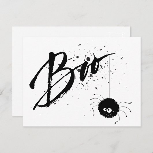 Boo Briefkaart (Voorkant / Achterkant)