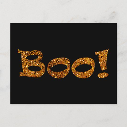 Boo. Briefkaart (Voorkant)