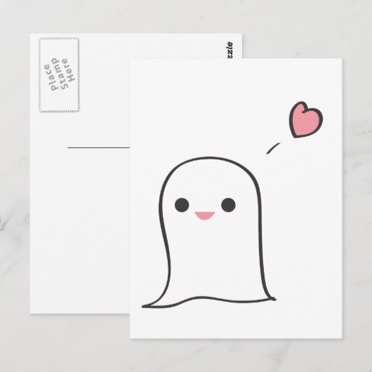 Boo Briefkaart (Voorkant / Achterkant)