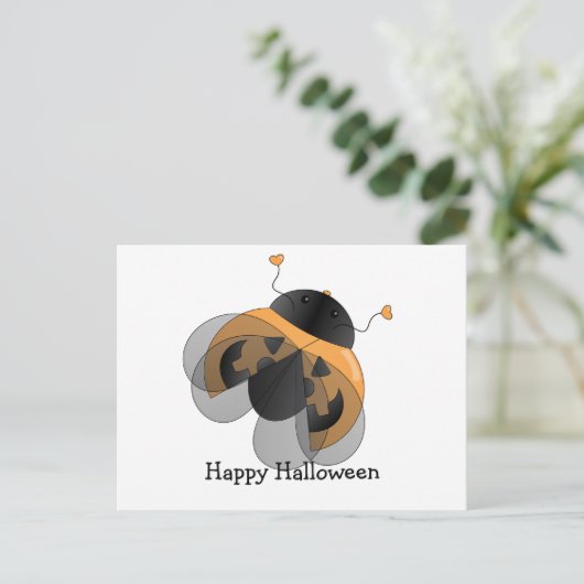 Boo Bug Briefkaart (Staand voorkant)