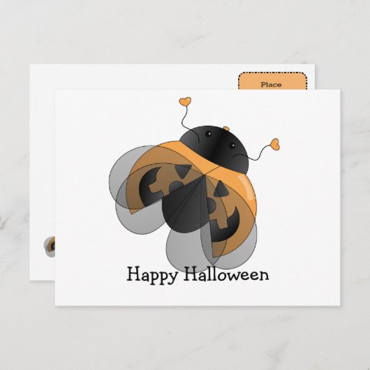 Boo Bug Briefkaart (Voorkant / Achterkant)