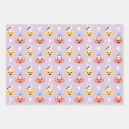 Boo Bunny Halloween Wrapping Paper Sheets Set van 