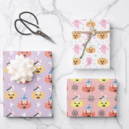 Boo Bunny Halloween Wrapping Paper Sheets Set van 