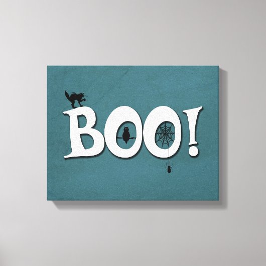 Boo. Canvas Afdruk (Voorkant)