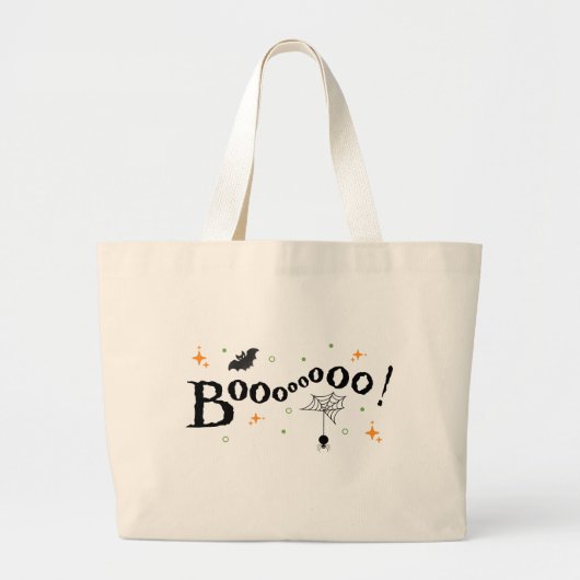 Boo Canvas Halloween Canvas tas (Voorkant)