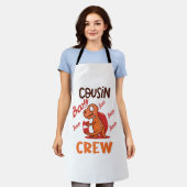 Boo Cousin Crew Halloween Dinosaur Spooky Kostuum Schort (Gedragen)
