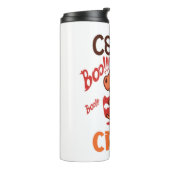 Boo Cousin Crew Halloween Dinosaur Spooky Kostuum Thermosbeker (Gedraaid links)