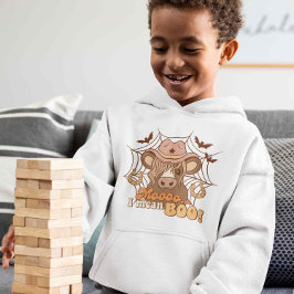 Boo Cowboy Halloween Moo Leuke Retro Graphic