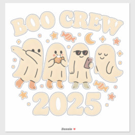 Boo Crew 2025 Trending Ghost Squad Sticker