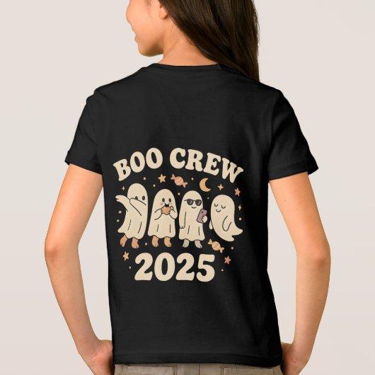 Boo Crew 2025 Trending Ghost Squad Tri-Blend Shirt (Achterkant)