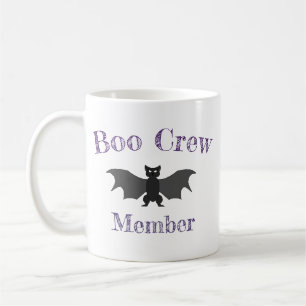 Boo Crew Cartoon Bat Halloween Mok