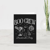 Boo Crew Chelorette Party Halloween Witchy Bridal Kaart (Voorkant)