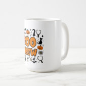 Boo Crew Classic Mug – Spooky Cute Halloween Vibes Koffiemok (Voorkant rechts)