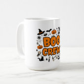 Boo Crew Classic Mug – Spooky Cute Halloween Vibes Koffiemok (Voorkant links)