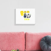 Boo Crew Classic T-shirt Canvas Afdruk (Insitu (Woonkamer))