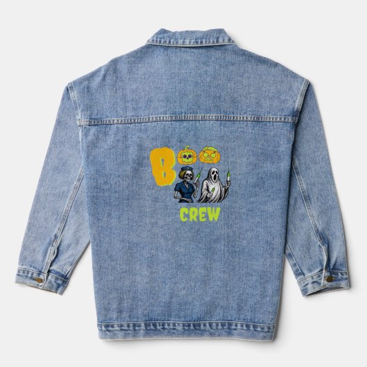 Boo Crew Classic T-shirt Denim Jacket (Achterkant)