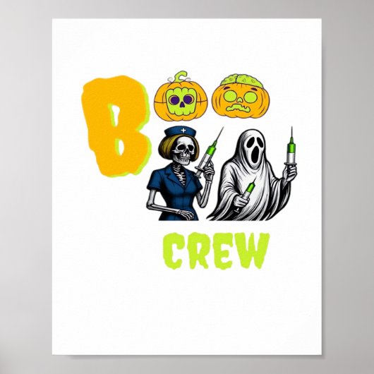 Boo Crew Classic T-shirt Poster (Voorkant)