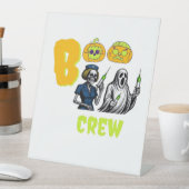 Boo Crew Classic T-shirt Reclamebord Met Voetstuk (Insitu)