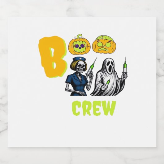 Boo Crew Classic T-shirt Sparkling Wijnetiket (Enkel label)