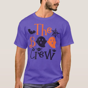 Boo Crew Cute Boo Happy Halloween Spooky Seaso T-shirt